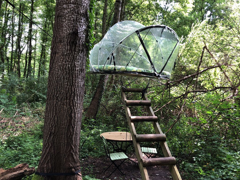 bubble glamping, example photo