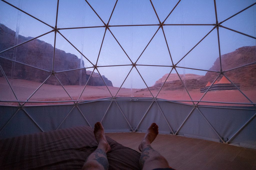 bubble glamping, example photo 2
