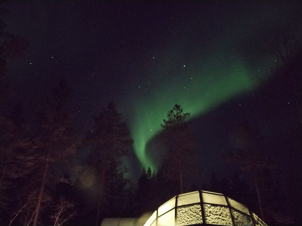 glass cabin glamping, example photo