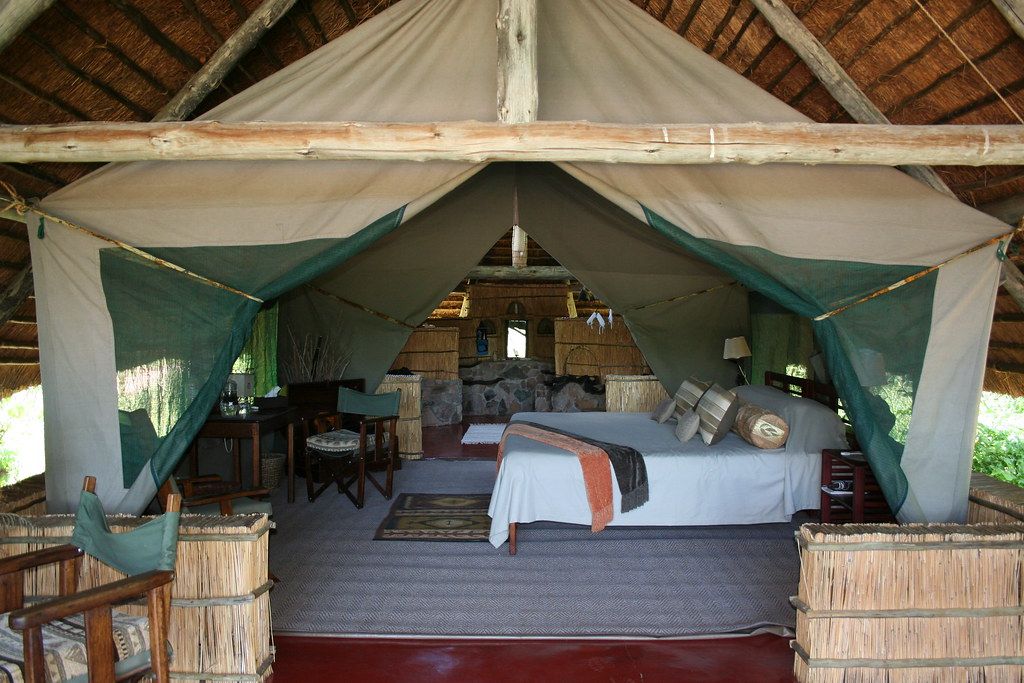 safari tent glamping, example photo